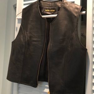 Leather vest